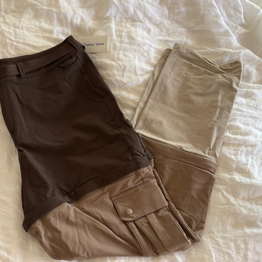 NWT Outdoor Voices RecTrek Zip Off Pants